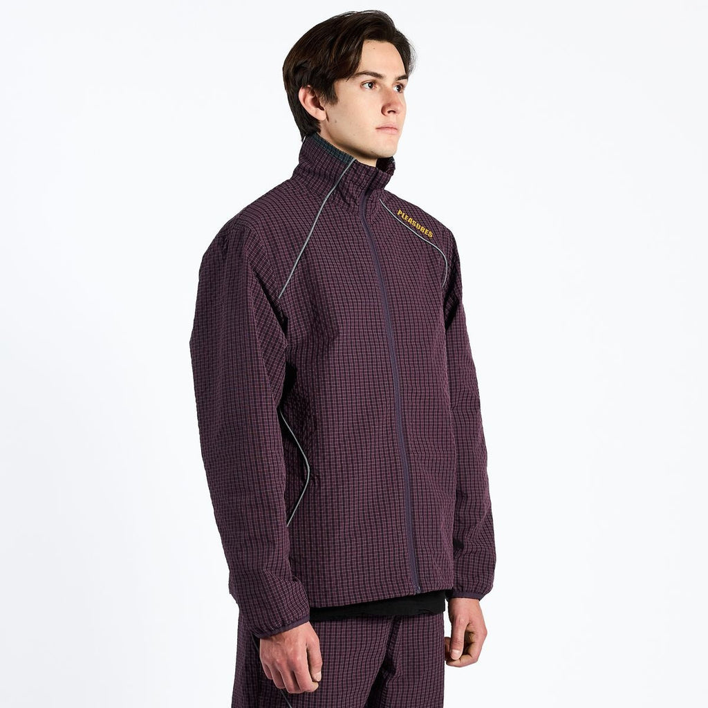 Pleasures Neutron Track Jacket 'Eggplant'