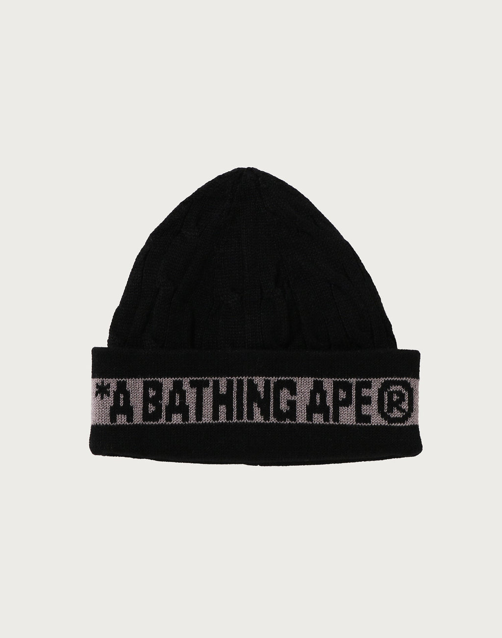 BAPE CABLE KNIT CAP MENS