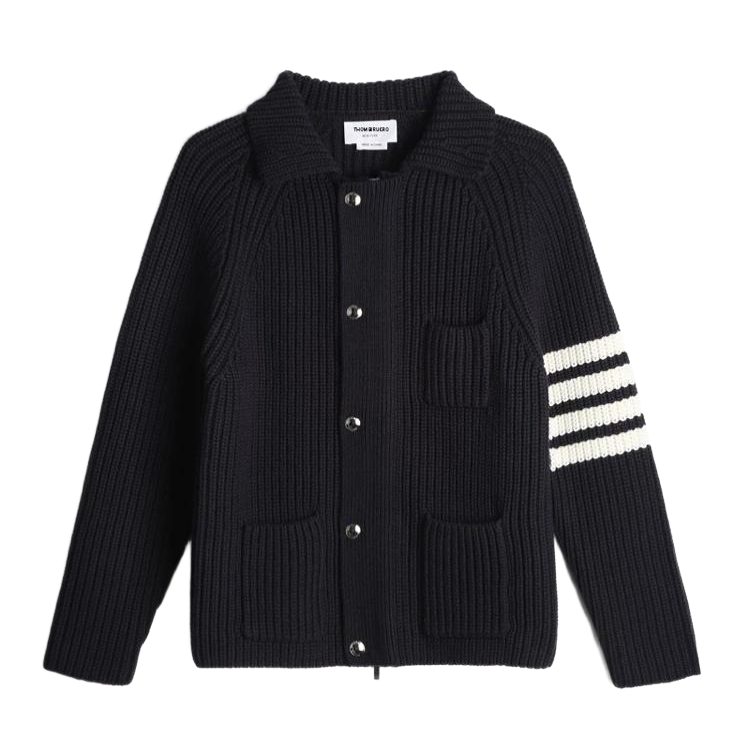 Chunky knit cardigan | Thom Browne