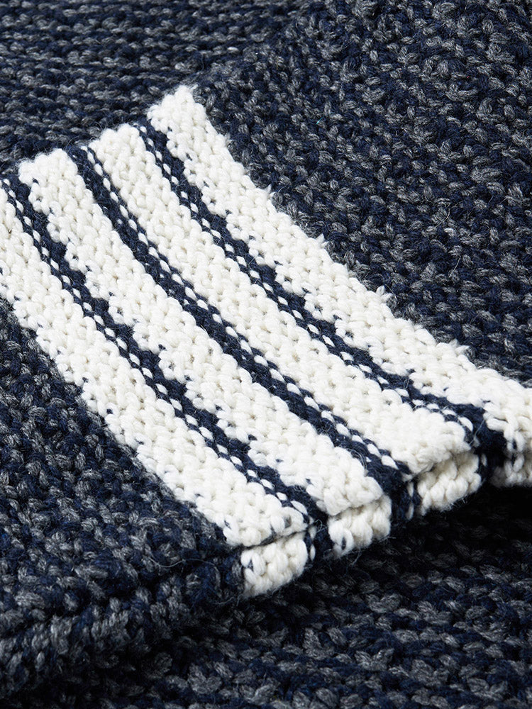 Snowflake Chunky Wool Crewneck Sweater | Thom Browne