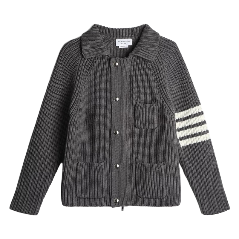 Chunky knit cardigan | Thom Browne