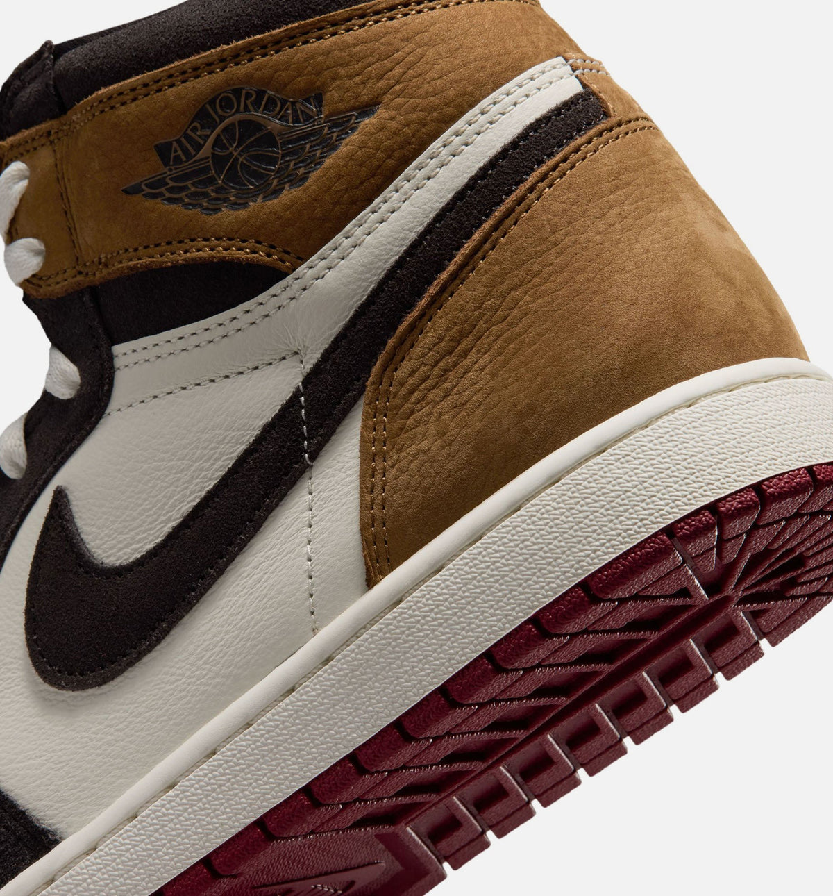 Air Jordan 1 Retro High OG Love Letter Men's Lifestyle Shoe – Shadow Brown/Team Red/Light British Tan