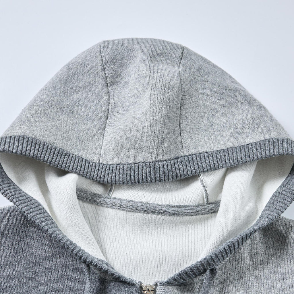 Thom Browne 2025SS Left and Right Colorblock Hoodie