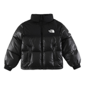 The North Face Nuptse Cropped Down Puffer Jacket - Black