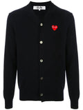 Comme Des Garçons Play embroidered logo cardigan