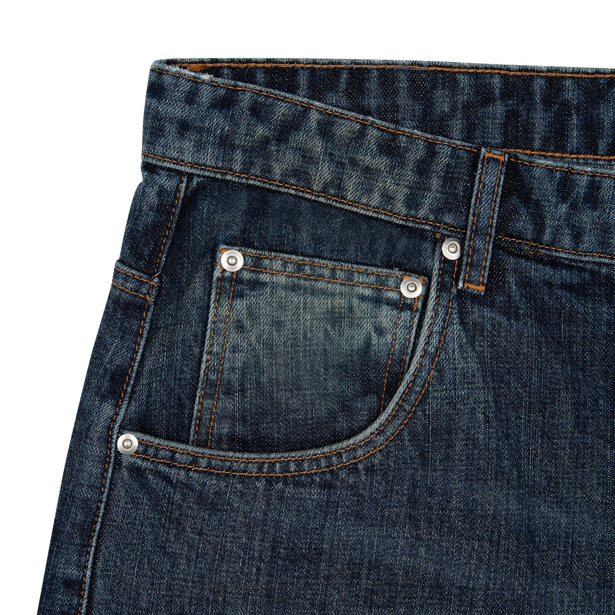 "yakuza" indigo washed Denim