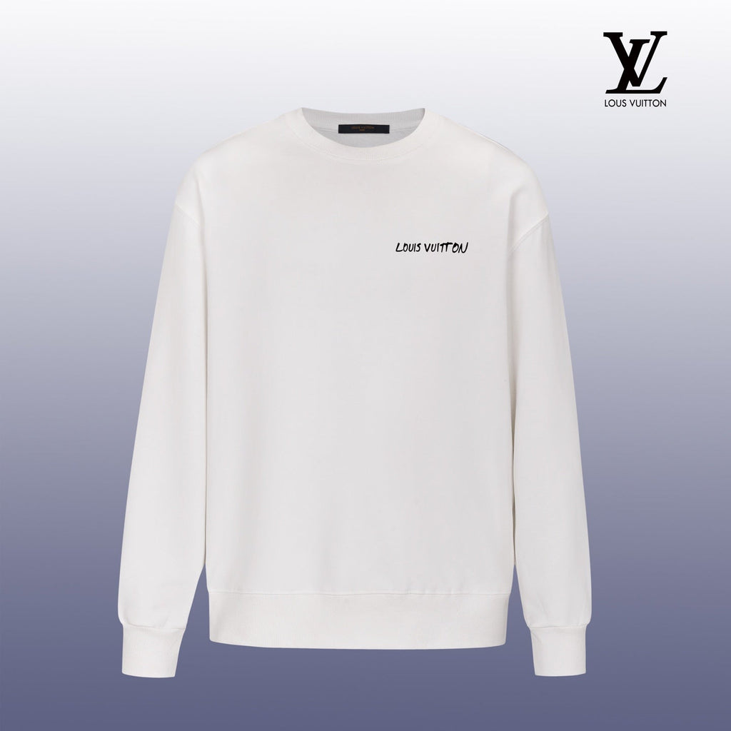 Designer Graphic Print Crewneck Sweatshirt
