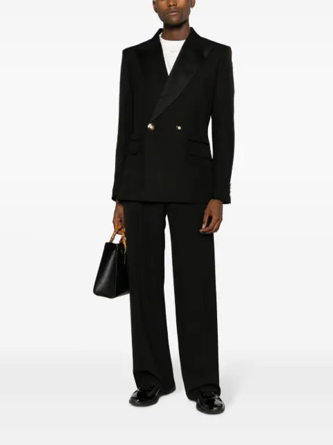 Casablanca peak-lapels double-breasted blazer