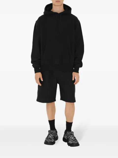 Burberry EKD-appliqué cotton hoodie