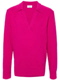 Winnie NY split-neck bouclé jumper