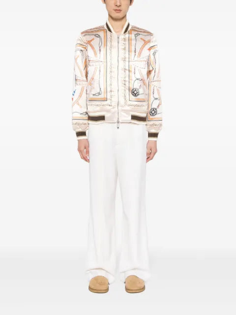 RHUDE x Nautica satin bomber jacket
