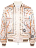 RHUDE x Nautica satin bomber jacket
