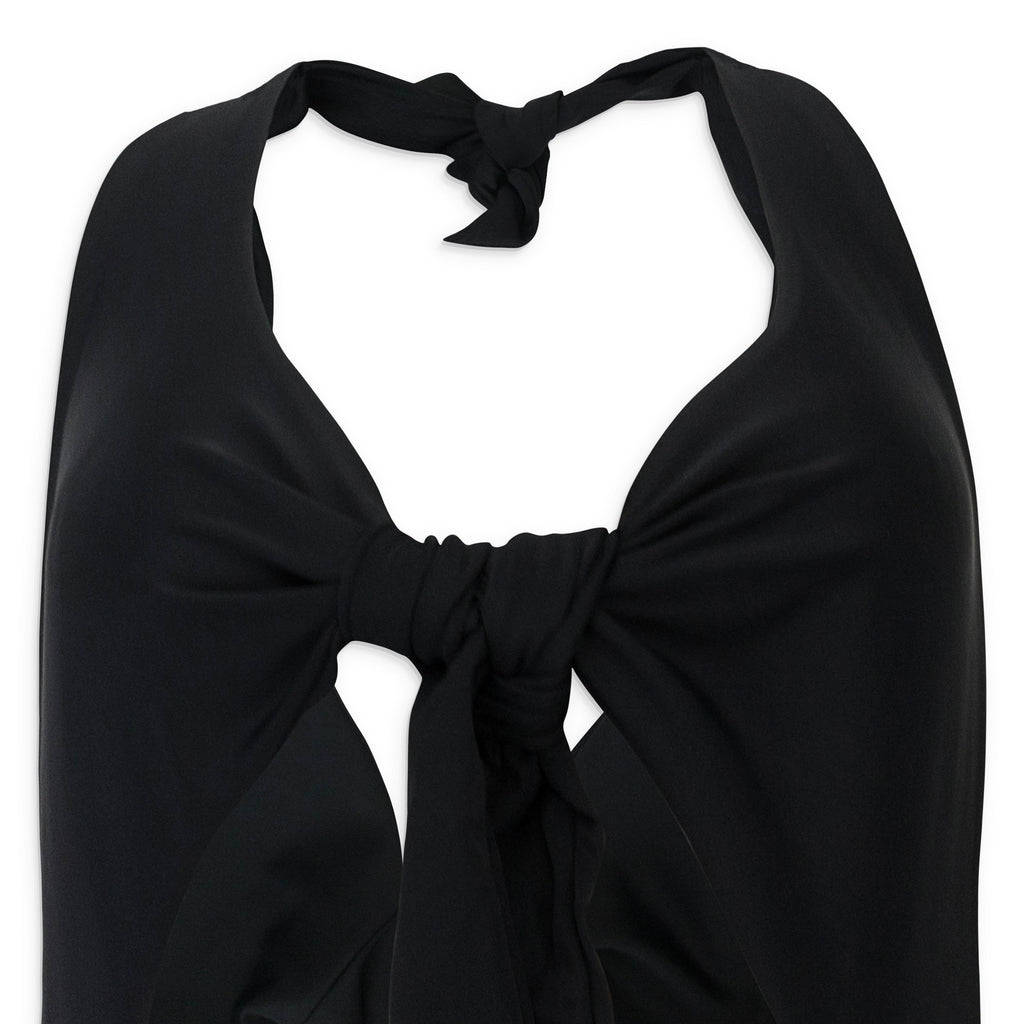 VORTEX BLACK ONE-PIECE SWIMSUIT