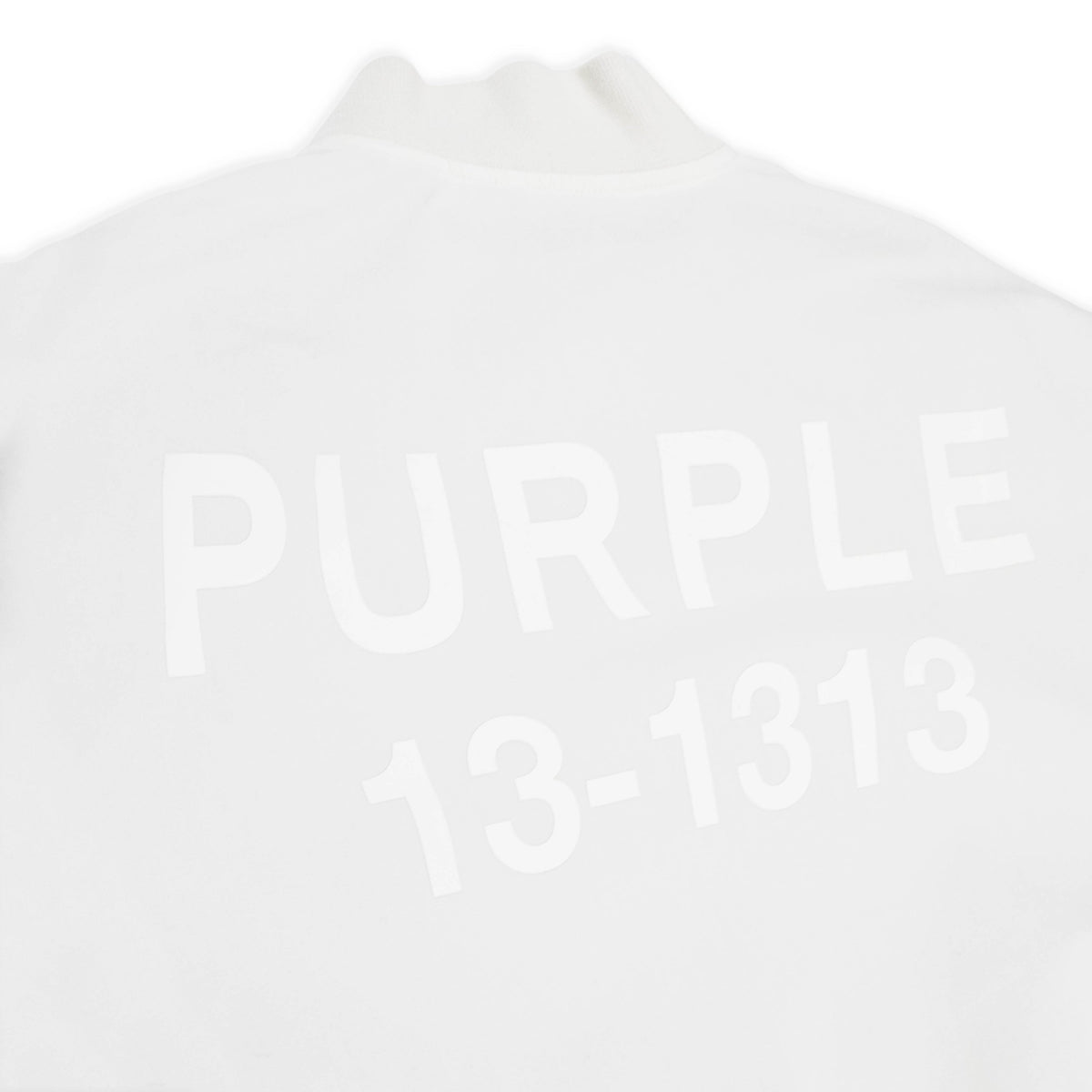 COTTON POLY OVERSIZED OFF WHITE BOMBERS