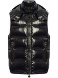 Moncler Bormes high-shine padded gilet