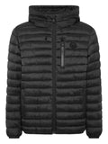 Plein Sport Bollo Tiger quilted hooded jacket