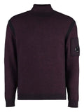 C.P. Company turtleneck sleeve-patch sweater
