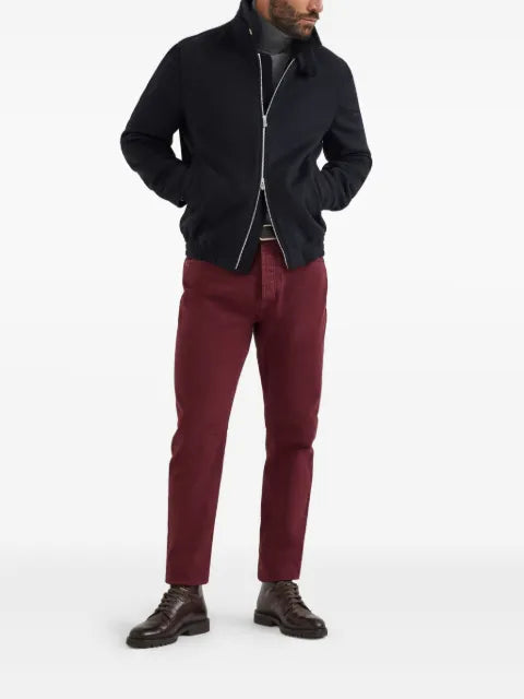 Brunello Cucinelli wool bomber jacket