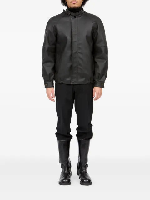 MM6 Maison Margiela belted raglan-sleeve jacket