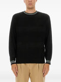 PS Paul Smith striped-trim sweater