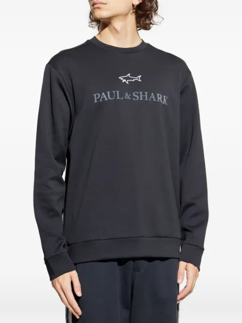 Paul & Shark shark-logo cotton sweatshirt