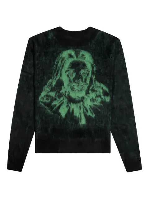 SAINT MXXXXXX clown-print sweater