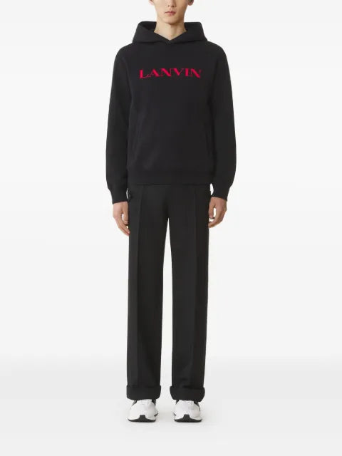 Lanvin logo-print hoodie