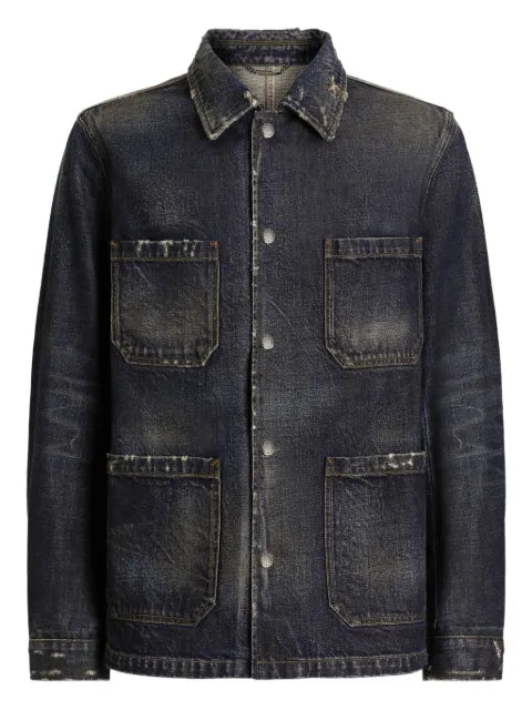 Dolce & Gabbana pocket distressed-effect denim jacket