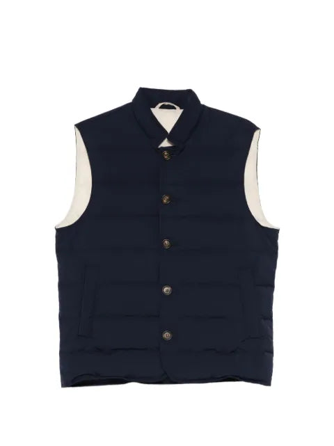 Eleventy button padded gilet