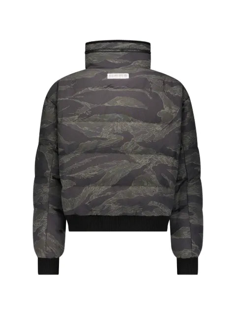Mostly Heard Rarely Seen reversible camo puffer jacket