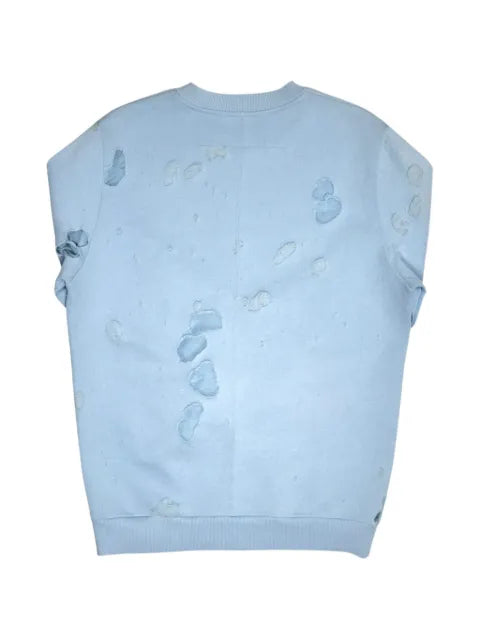 Givenchy distressed logo crew-neck sweatshirt