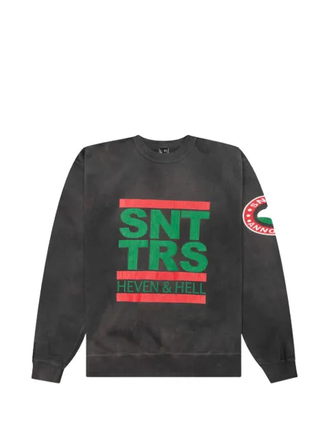 Denim Tears x Saint Mxxxxxx logo crew-neck sweatshirt