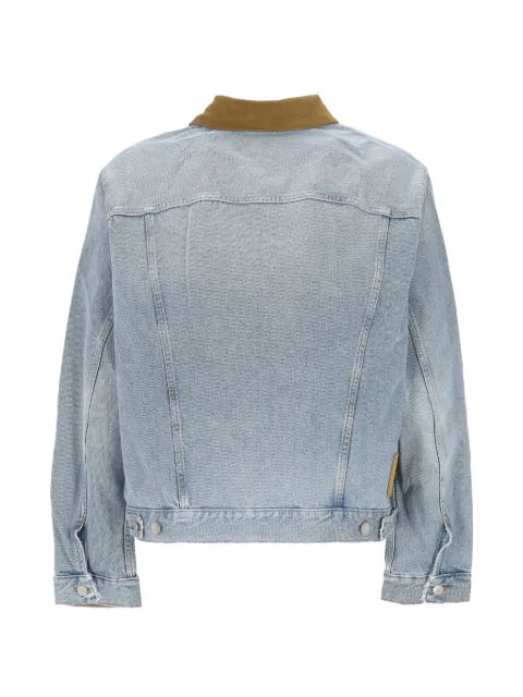 Haikure jacket with corduroy collar