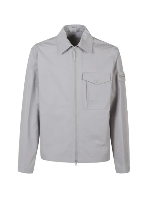 Stone Island 1200011 all-weather cotton Canvas_S.I. Ghost overshirt
