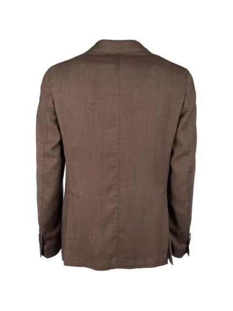 L.B.M. 1911 Tom double-breasted herringbone jacket