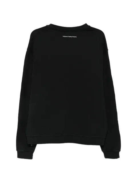 Htc Los Angeles Moustache stud-embellished sweatshirt