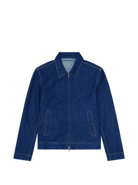 Diesel D-Rohe contrast-stitch denim jacket