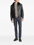 Yves Salomon shearling-collar leather jacket