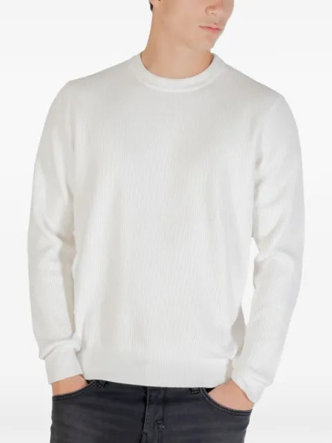 Antony Morato ribbed-knit crew-neck sweater