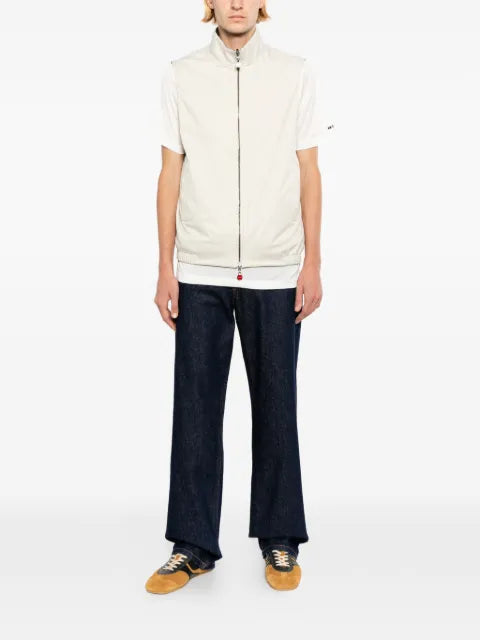 Kiton reversible sleeveless blouson