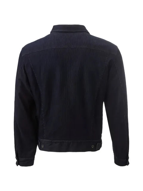 Lardini corduroy sherpa-lined jacket