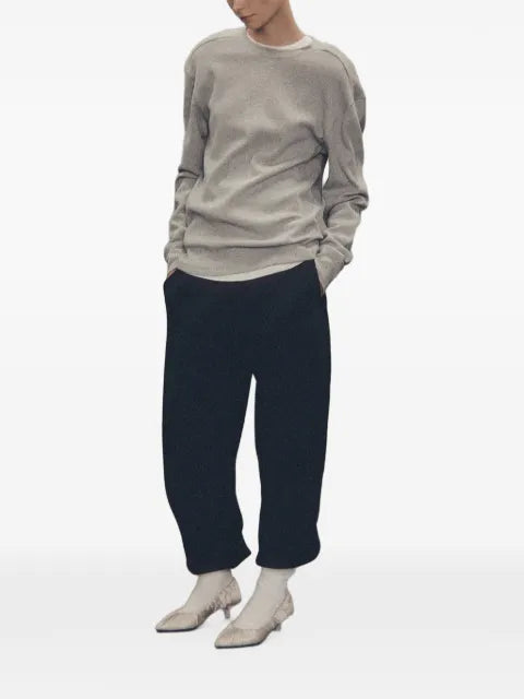 ENTIRE STUDIOS waffle-knit long-sleeve T-shirt