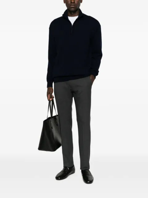 Lisa Yang quarter-zip cashmere sweater
