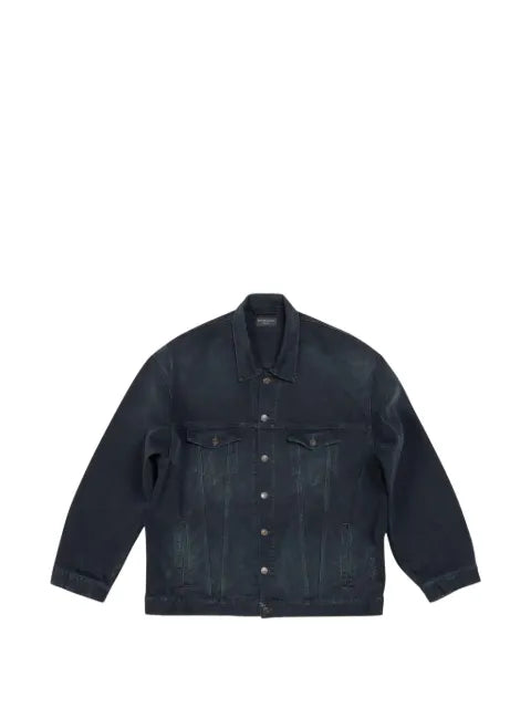 Balenciaga Icon logo-print denim jacket