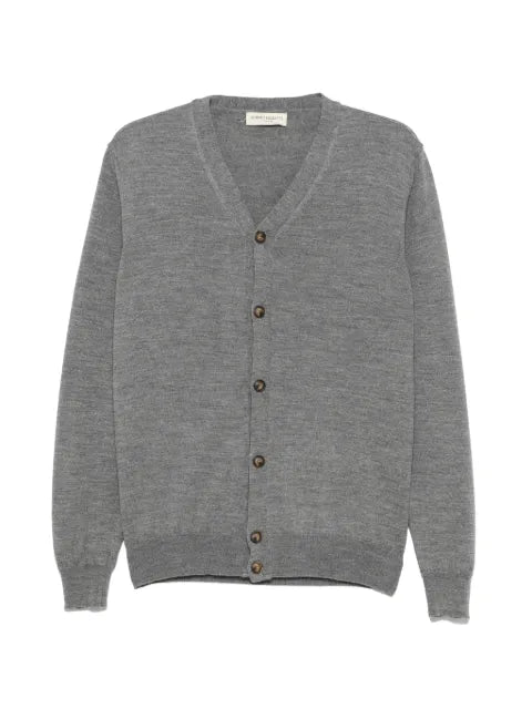 SERGIO MORETTI FIRENZE V-neck button-up cardigan