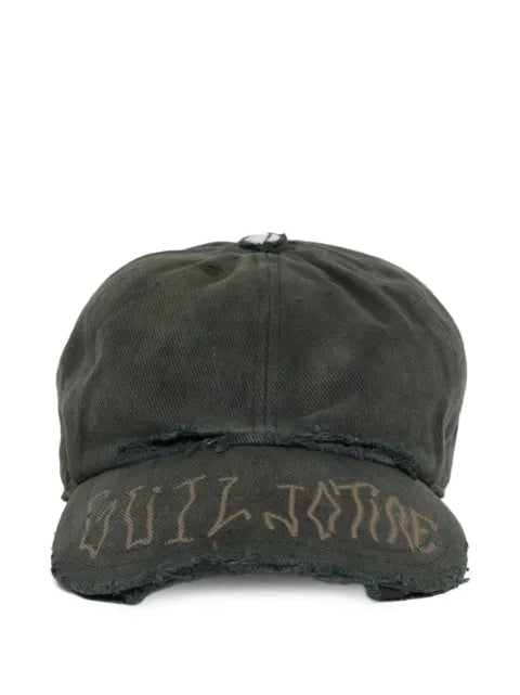 MARKING DISTANCE Guillotine distressed baseball cap