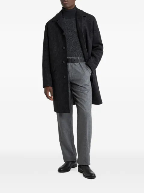 ETRO wool-blend jacquard turtleneck with arnica-motif