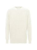 Malo cable-knit crew-neck sweatshirt