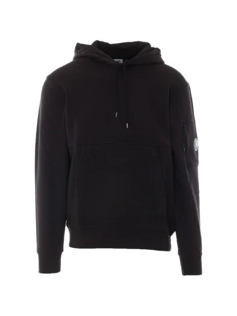 C.P. Company logo-patch kangaroo-pocket hoodie