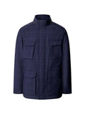 Hackett London Velo-Speed windowpane-check jacket